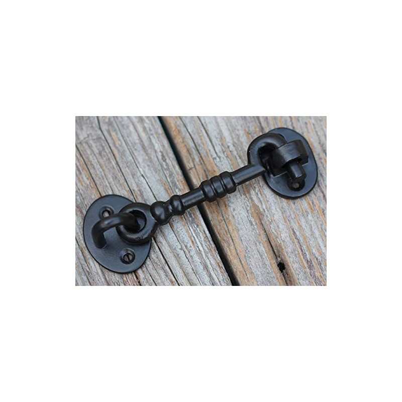THDC Cast Iron Cabin Eye Hook, Latch For Gates, Latch