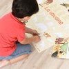 POPPIK Sticker Poster, Savannah, Interactive Educational Poster with Removable Stickers,