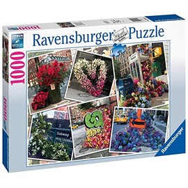 Ravensburger NYC Flower Flash 1000 Piece Jigsaw Puzzle for Adults - 16819 - Every Piece is Unique, Softclick Technology Means Pieces Fit Together Perfectly