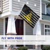 Anley Fly Breeze 3x5 Foot Dont Tread On Me Black
