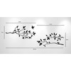 Tree Branches Wall Decal with Birds Vinyl Sticker Nursery Leaves