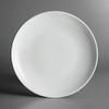 Restaurant Value, Stoneware Coupe Shape Plate 6.5", Matte White, Case