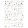 arkamii premium wrapping paper set of 4 sheets size 39 x 27 inch white heart wedding valentine (18-8995)