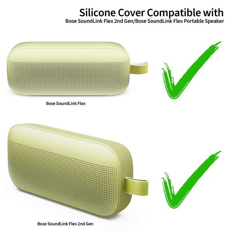 Peyyargo Silicone Cover Compatible with Bose SoundLink Flex 2nd Gen/Bose