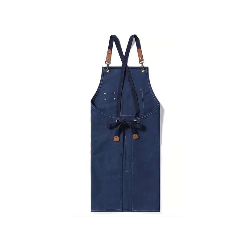Woodworking Apron Thicken Canvas Waterproof Work Apron for Gardening Coffee