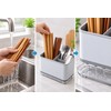 Kitchen Utensil Holder for Countertop – Drainage Tray Design for