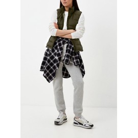 Mlgaril Women'S Winter Crop Army Green Puffer Vest Lightweight Warm Sleeveless Cropped Water Resistant Down Jacket Padded Gilet,S