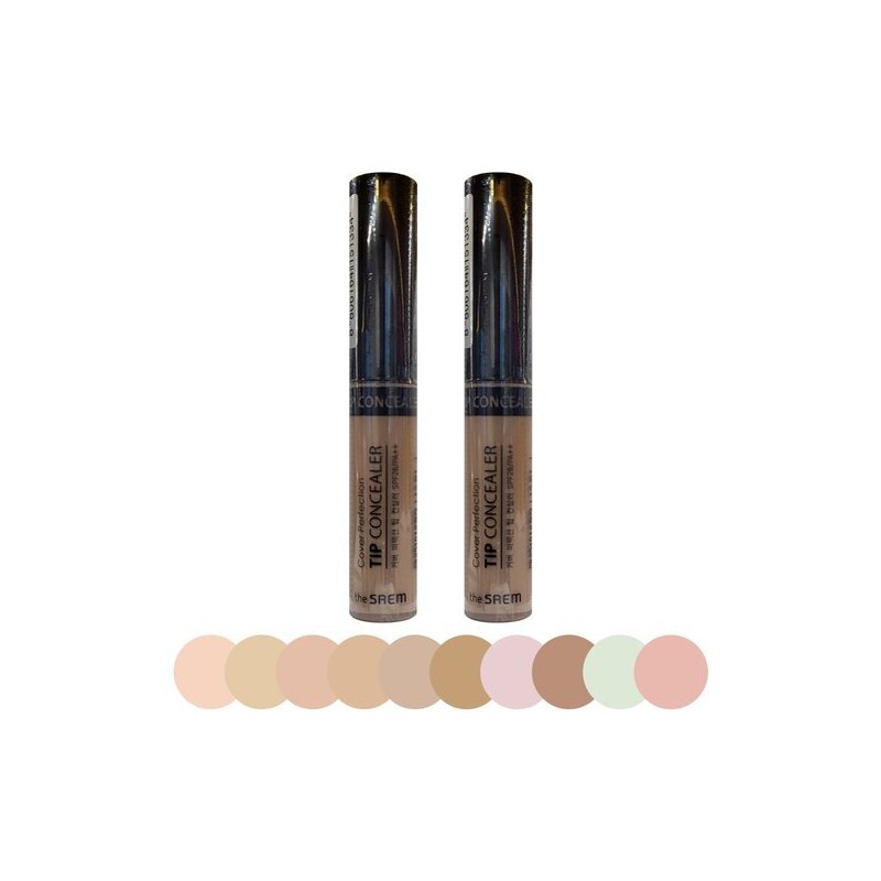 The Saem Cover Perfection Tip Concealer x 2 0.5 Ice