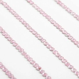 Unbranded CraftbuddyUS 220pcs 3mm Pink Self Adhesive Diamante Rhinestone Strip Gems, DIY