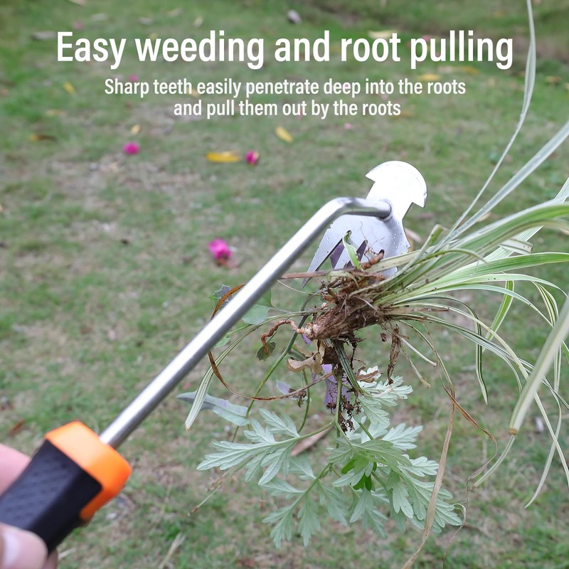 Weed Puller Tool,Portable Garden Weeder Tool,2024 New Manganese Steel Weeding