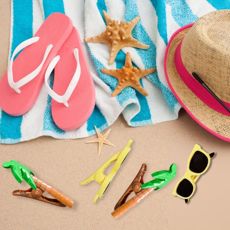 Towel Clips for Sun Loungers 4 PCS Beach Chair Towel