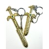 Saya with Dragon Sword Keychain [Gold]