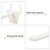 sourcing map Plastic Pegboard Hooks 4 Inch Fits 1/4 Inch