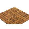 Bare Decor BARE-WF2009 Solid Teak Wood Interlocking Flooring Tiles (Pack