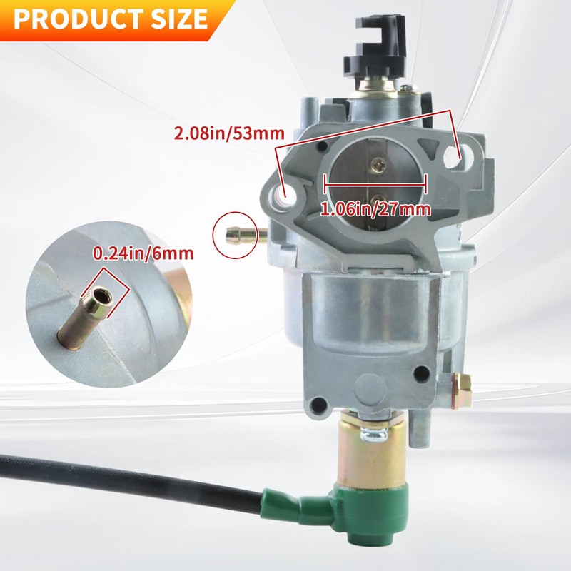 KIKITE 8750w Gasoline Generator Carburetor Compatible with Champion Generac Predator