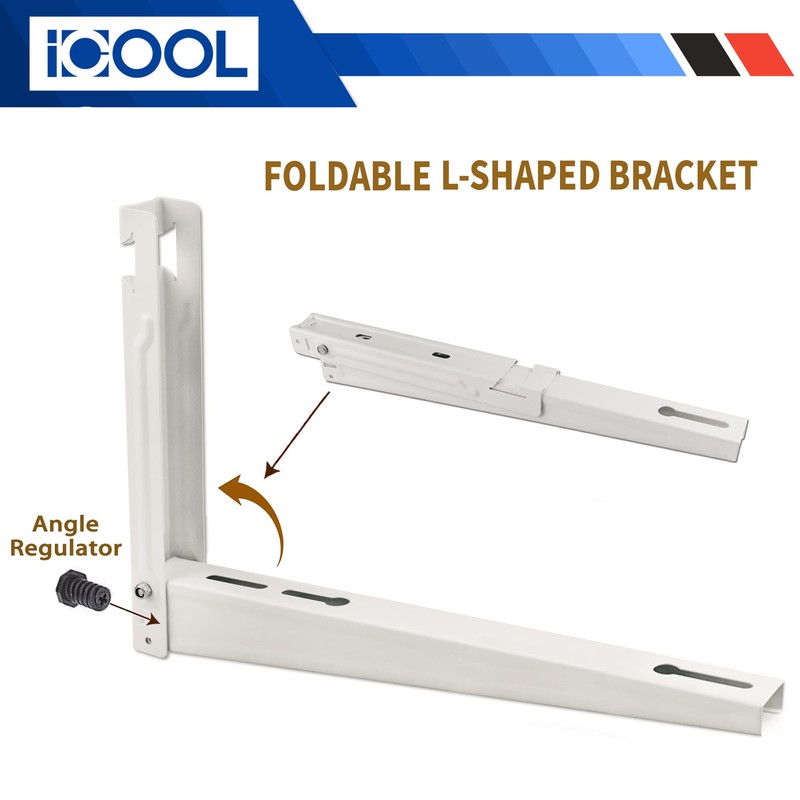 ICOOL Mini Split Wall Mounting Bracket for 9000-36000 BTU Universal