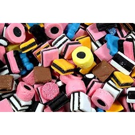 Old Timers Mr Grumpy's Liquorice Allsorts by Taveners in Reusable Retro Victorian Style 970 millilitre Plastic Jar 700 grams