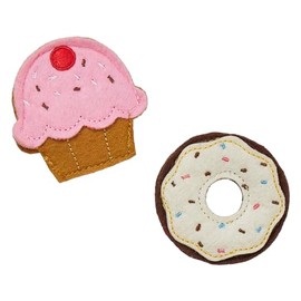 FAD+ Felt Toy Pink Cupcake & Donut Other Pink Cat