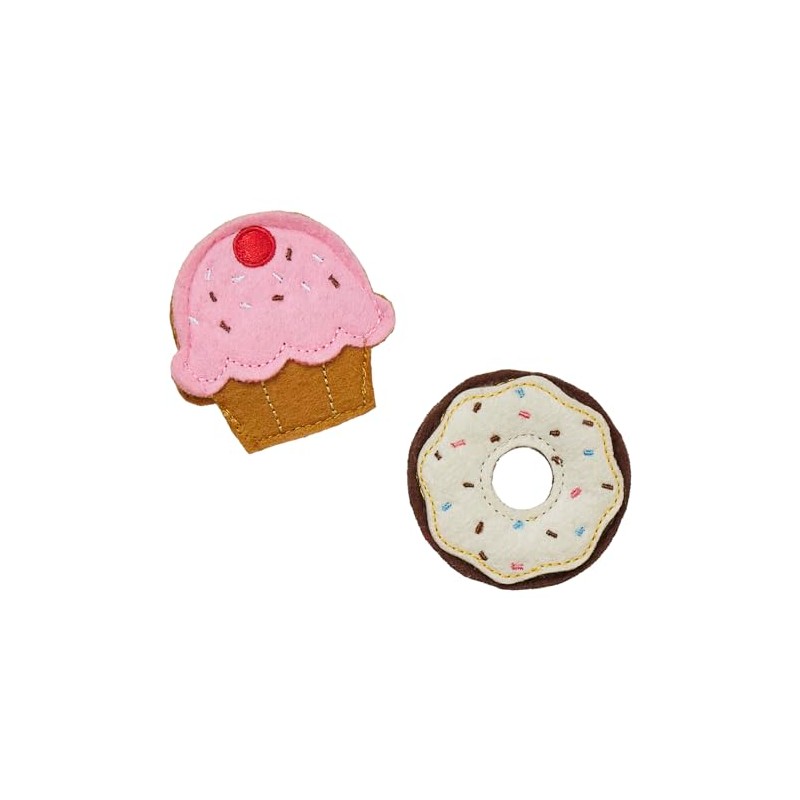 FAD+ Felt Toy Pink Cupcake & Donut Other Pink Cat
