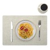 Leather Placemats and Coaster Sets 6, Large Table Mats, Waterproof