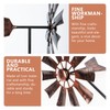 Baluue Wind Spinners Metal Windmill Decor, 28.7" Farmhouse Windmill Stake