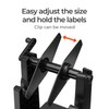 MUNBYN External Rolls Label Holder, 2 in 1 Fan-Fold Stack