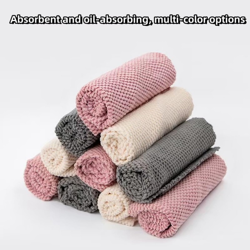Microfiber Cleaning Cloth, 5 Pcs (30CMx30CM) - High Performance -