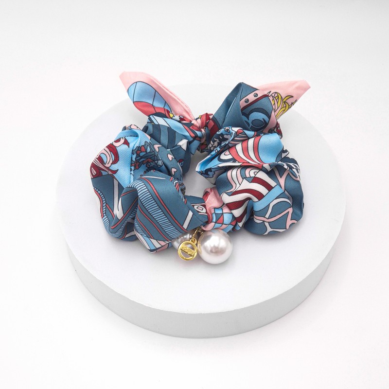 (3 types) Burnaby King Pearl Scarf Scrunch Sky / (3종)