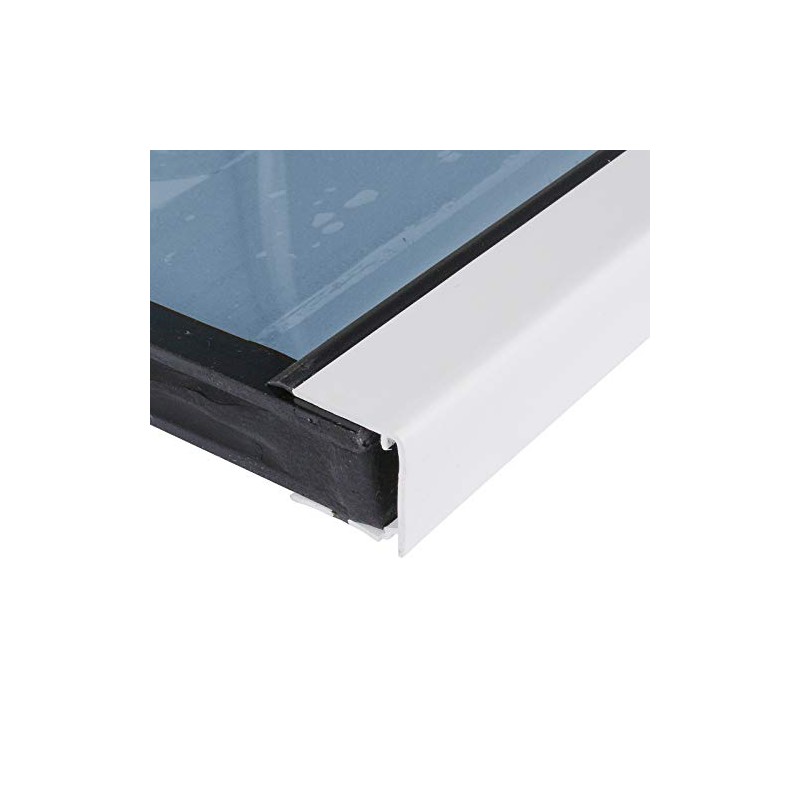 White, 1m Ultraframe 25mm End Closure Polycarbonate Glass Conservatory Sheet