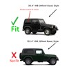 Passenger Right Side Rear Quarter Window Quarter Glass Compatible with