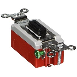 Hubbell HBL1221L Single Pole Toggle, Lock, Industrial Grade, 20 amp, 120/277V