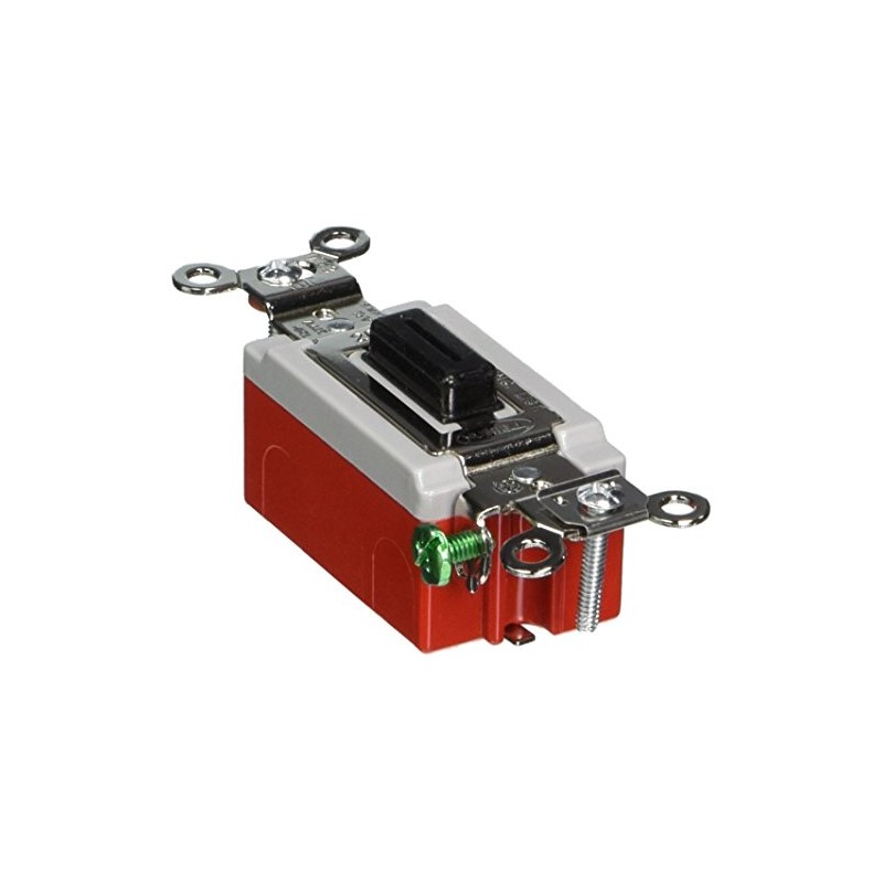 Hubbell HBL1221L Single Pole Toggle, Lock, Industrial Grade, 20 amp,