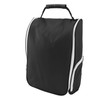 Golf Shoe Bag Convenient PU Leather Black Waterproof Dustproof Sport