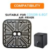 Air Fryer Grill Pan for 6.8QT COSORI Air Fryers, 9.02IN