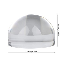 Cikonielf Acrylic Dome Magnifier Paperweight Reading Aid Reading Aid Photography Reading Aid