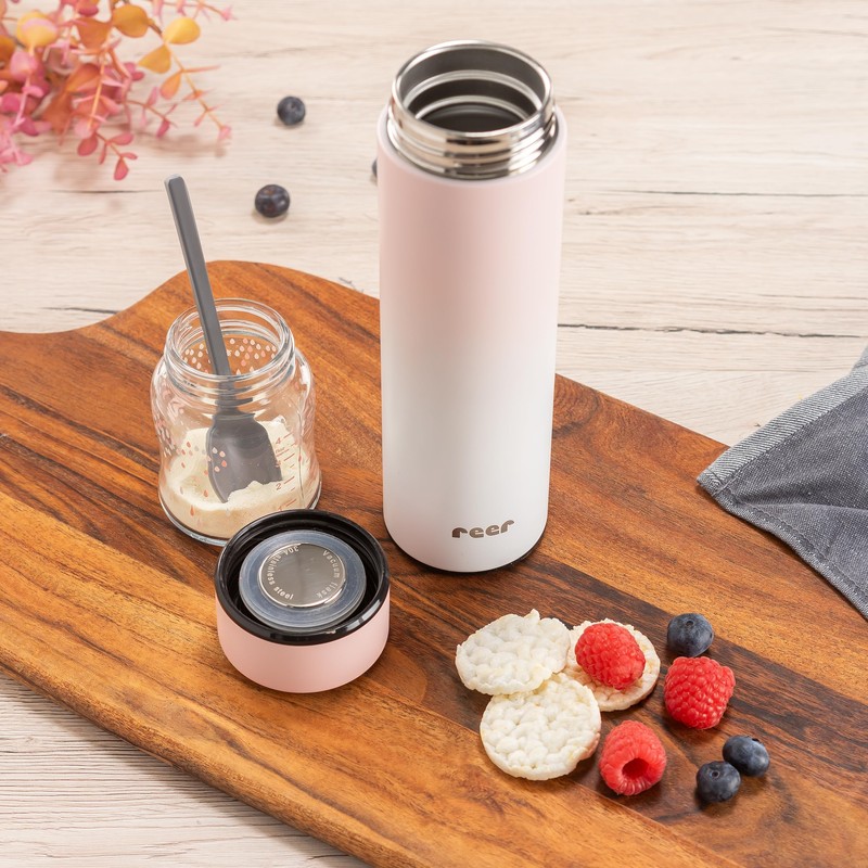 ColourDesign Stainless Steel Vacuum Flask, 450 ml, Pink
