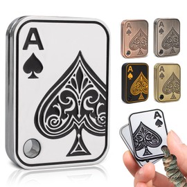 D.G.PLAYER Fidget Slider - Pendants Magnetic Fidget Toys Adults to Relieve Stress, Tension, Anxiety - Improve Focus - Find Inspiration Portable Design Gifts for Father Husband (Silver)