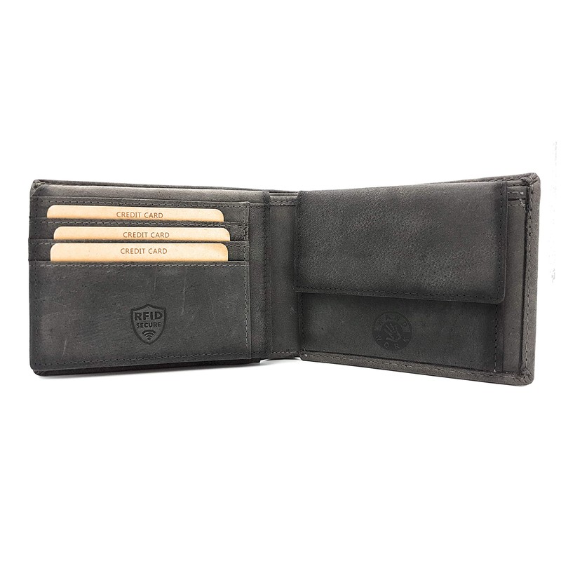 Jockey Club Genuine Leather Biker Wallet Horizontal Hunter Leather Motorcycle