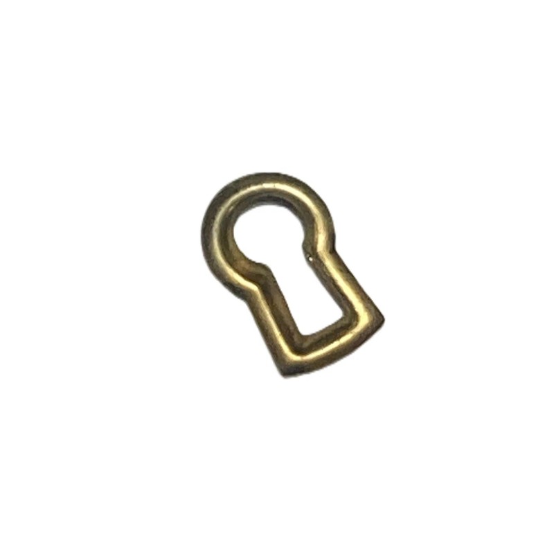 Keyhole Insert Stamped Brass, 3/4" Tall