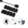 YFFSFDC Microphone Sponge 20pcs 5mm/8mm Inner Diameter Headset Intercom Pin