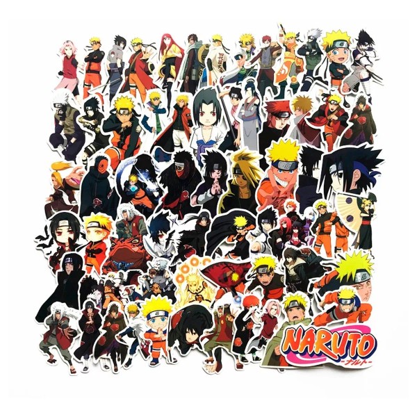 Veraly 63 Pzs Lote Pegatinas Sasuke Naruto Shippuden Anime Sticker