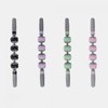 4-ball massage stick, calf massage ball roller Lymphatic Massage Ball 1-Diastick-Black 2ea