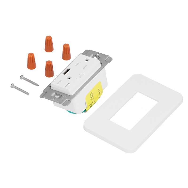 15A WiFi Smart Wall Socket Partition Control USB Interface Remote
