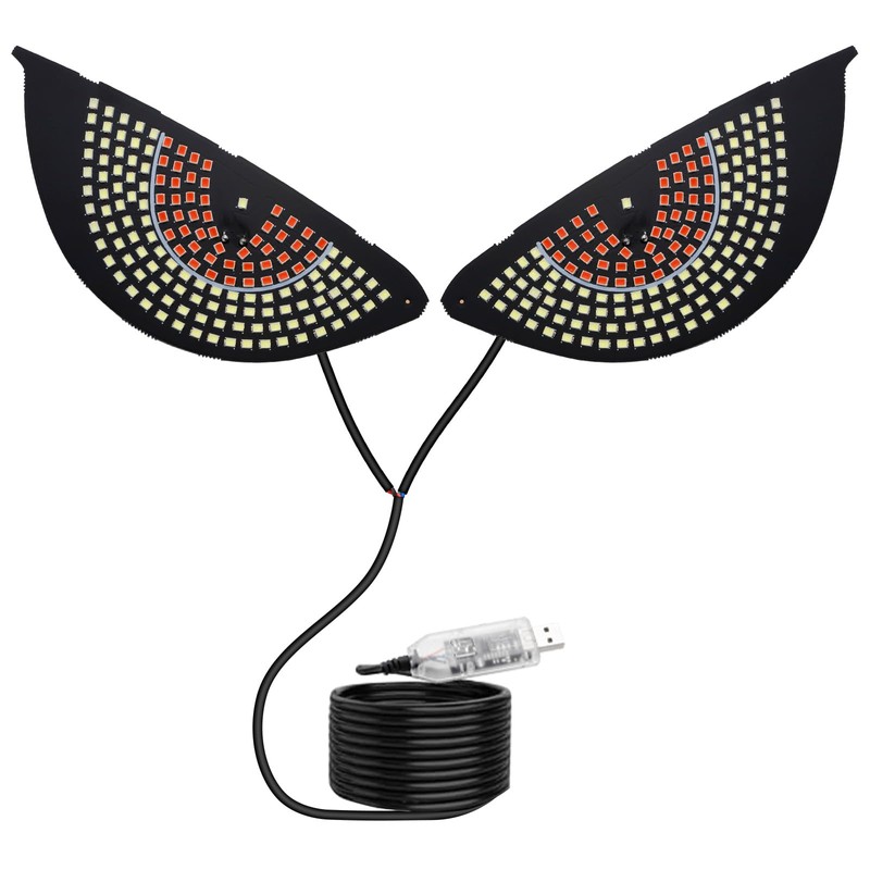 LECART Devil Eyes Light for Car Windshield, Animated LED Eye