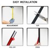 QDYMXUN Glossy Black Peel and Stick PVC Molding Trim, Flexible