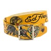 ED HARDY Men's 38mm Panther & Snake Print Studded Dual
