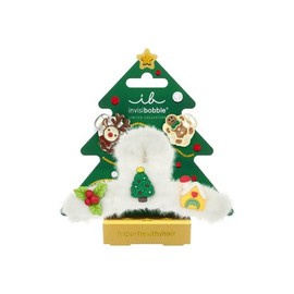 Invisibobble Clipstar Après-Ski Festive Fluff 3pcs