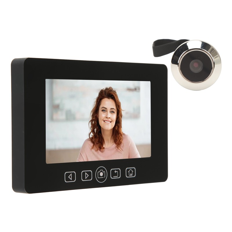 Peephole Camera 4.3in Color Screen 160 Degree Wide Angle Detection