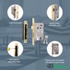 EAI Satin Brass Sashlock - Fire Rated & CE Approved