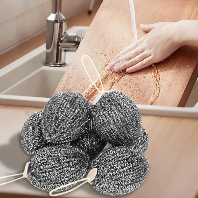 Stainless Steel Wool Pads - Stainless Steel Scrubbers for Dishes